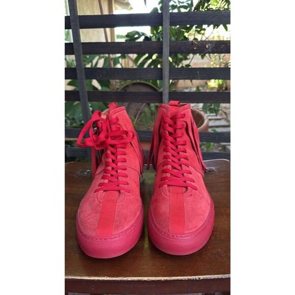 Daniel Patrick Men's Hightop Red Shoes Size 9 Pre-Owned! - Picture 1 of 6